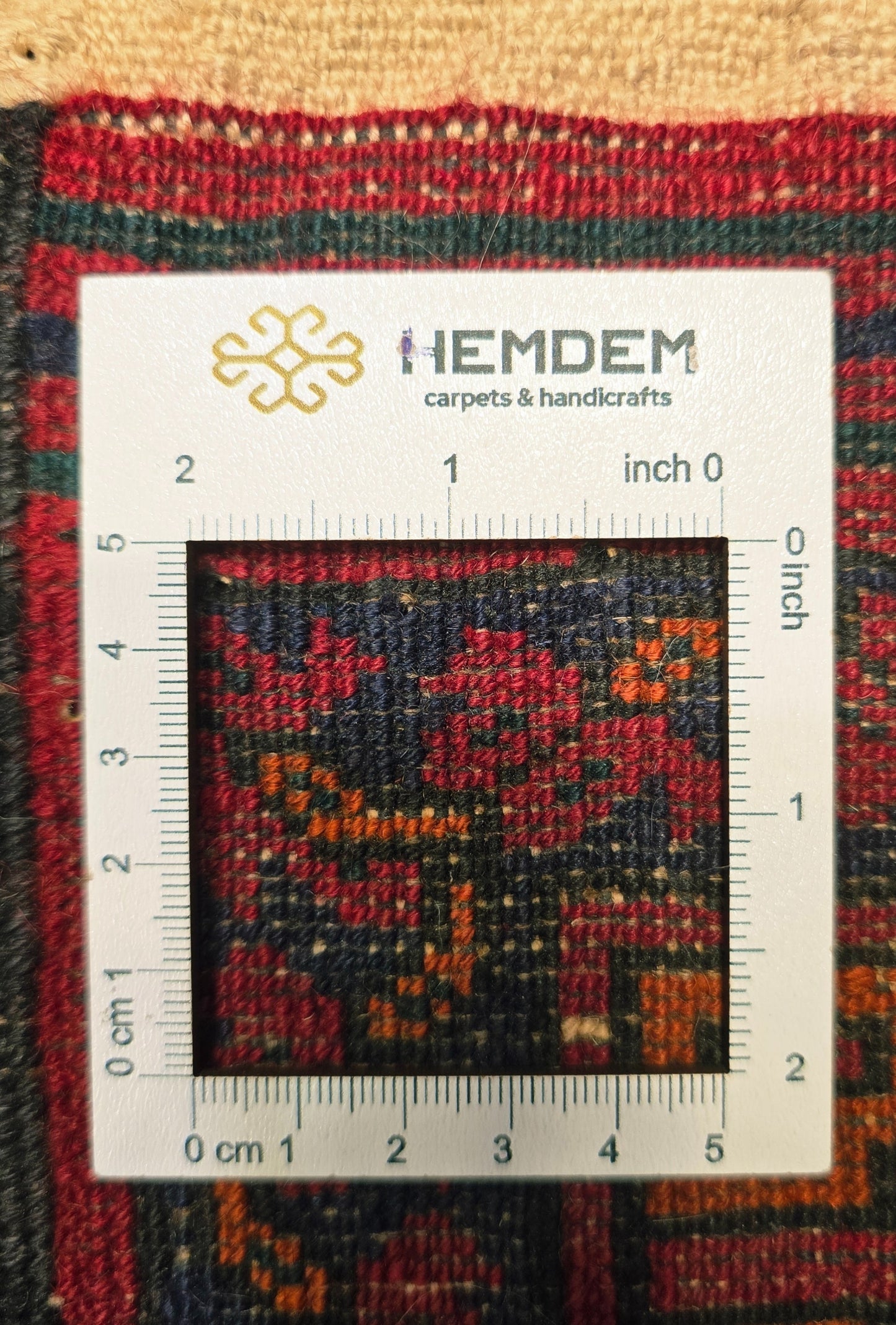 Vintage Handmade Afghan Temerchin Desing Wool Rug 195 x 300cm (7' x 10' ft) Red