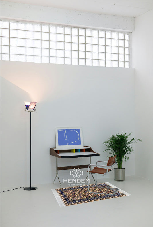 Persian Rug Shirvan Handknotted Wool Rug 80 x 123cm (3' x 4' ft) Beige