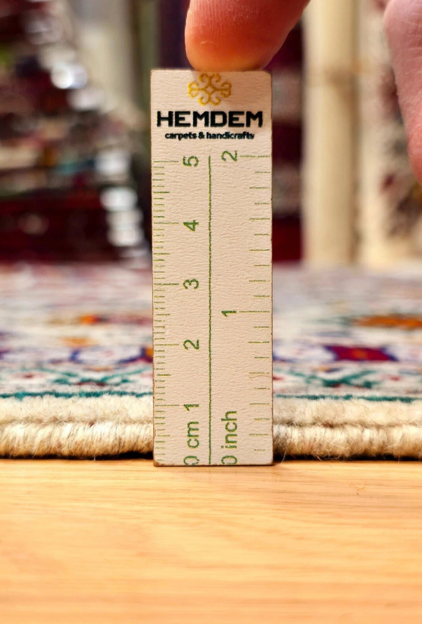 Hand Knotted Bukhara Beige Wool Area Rug - Turkoman Carpet 200 x 300cm (7' x 10' ft) Beige