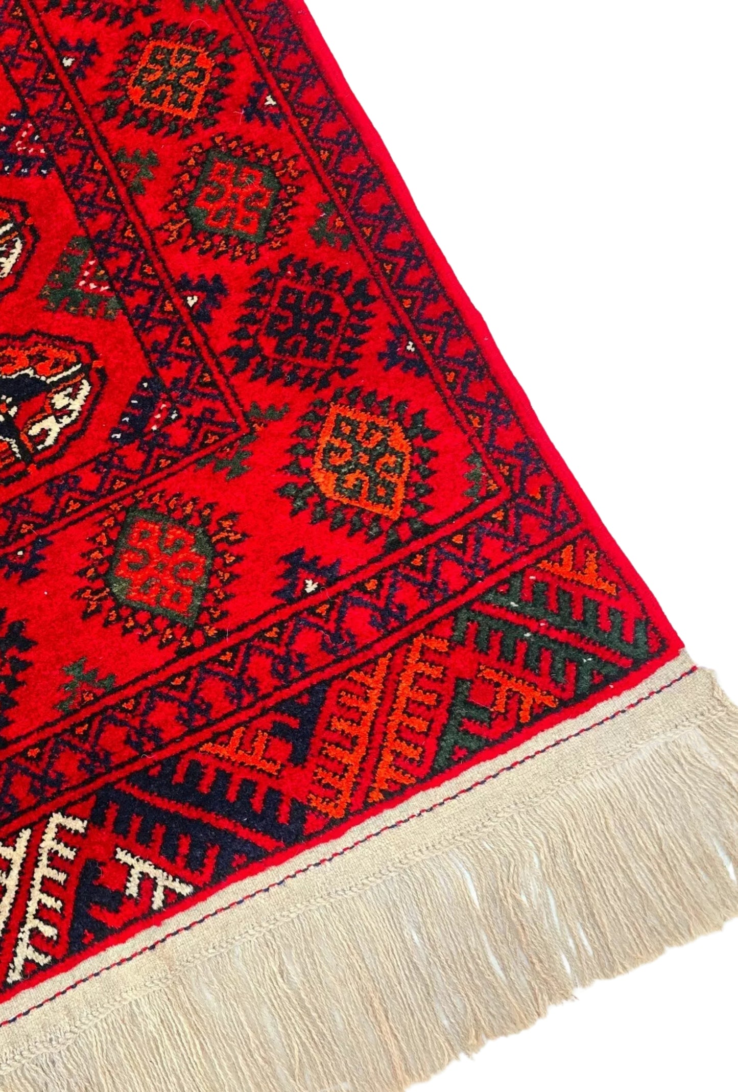 Handknotted Bokhara Rug 200 x 300cm (7'x10' ft) Red