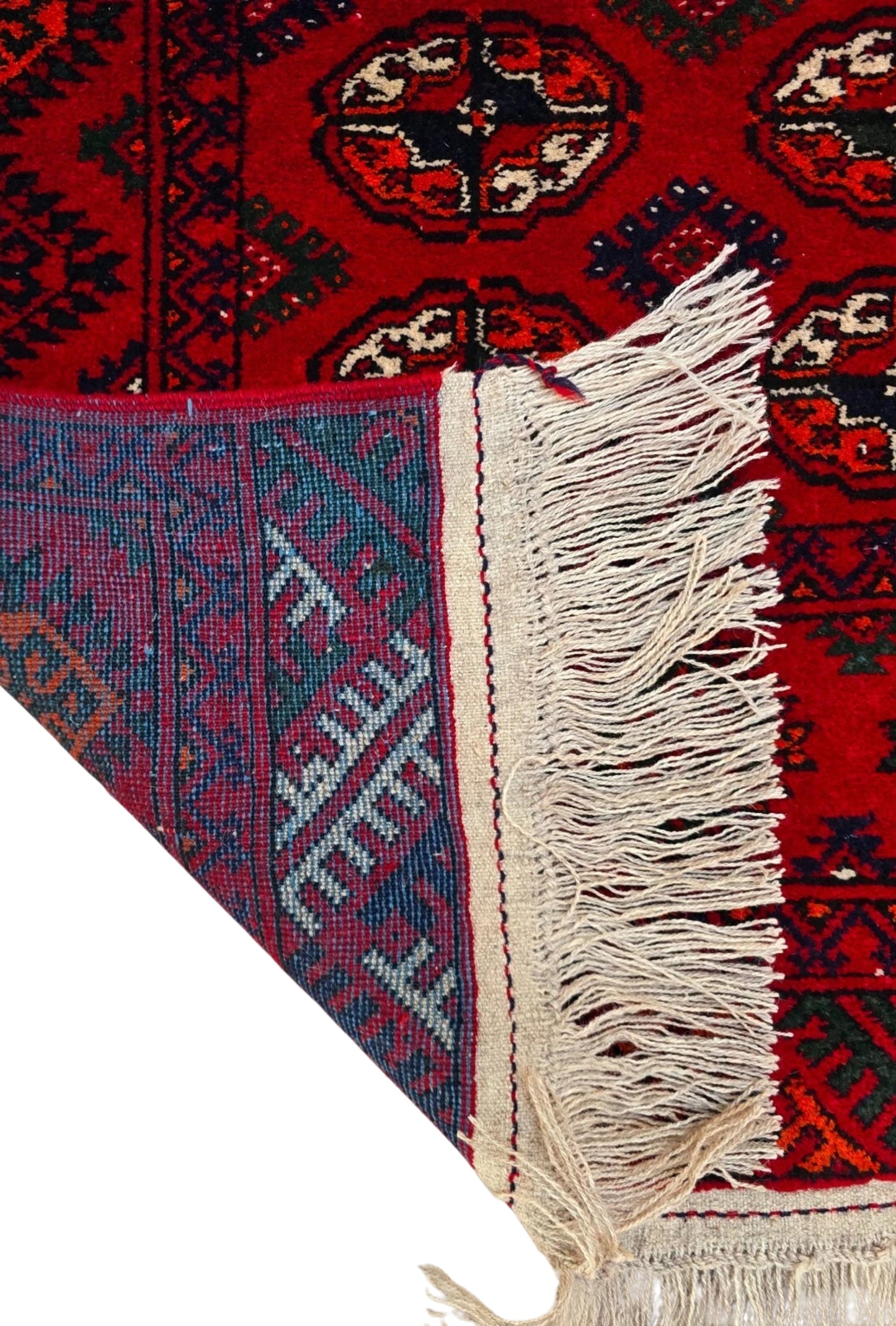 Handknotted Bokhara Rug 200 x 300cm (7'x10' ft) Red