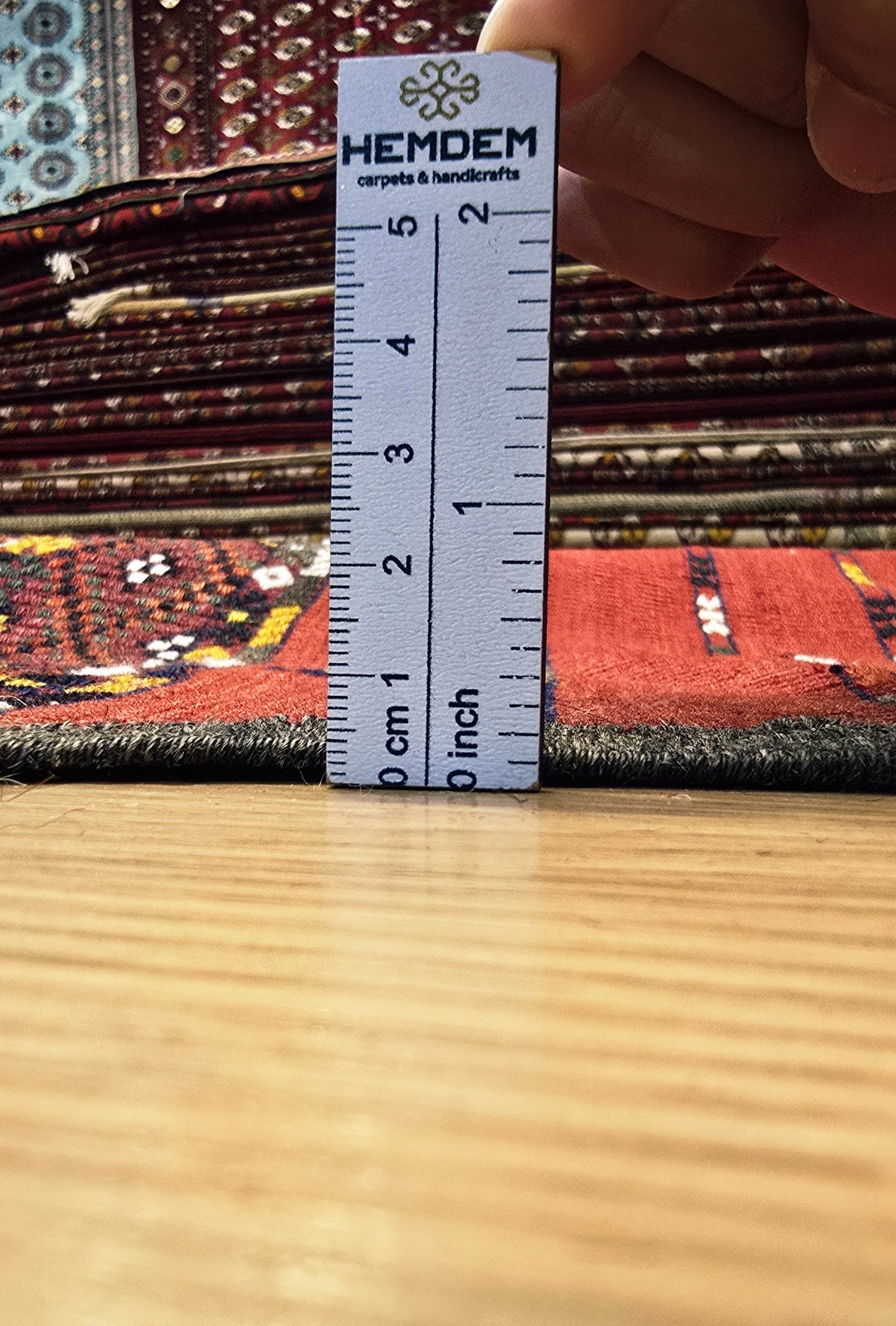 Handwoven Vintage Turkoman Yomut Kilim Rug 230 x 390cm (7.5' x 12.8' ft) Red