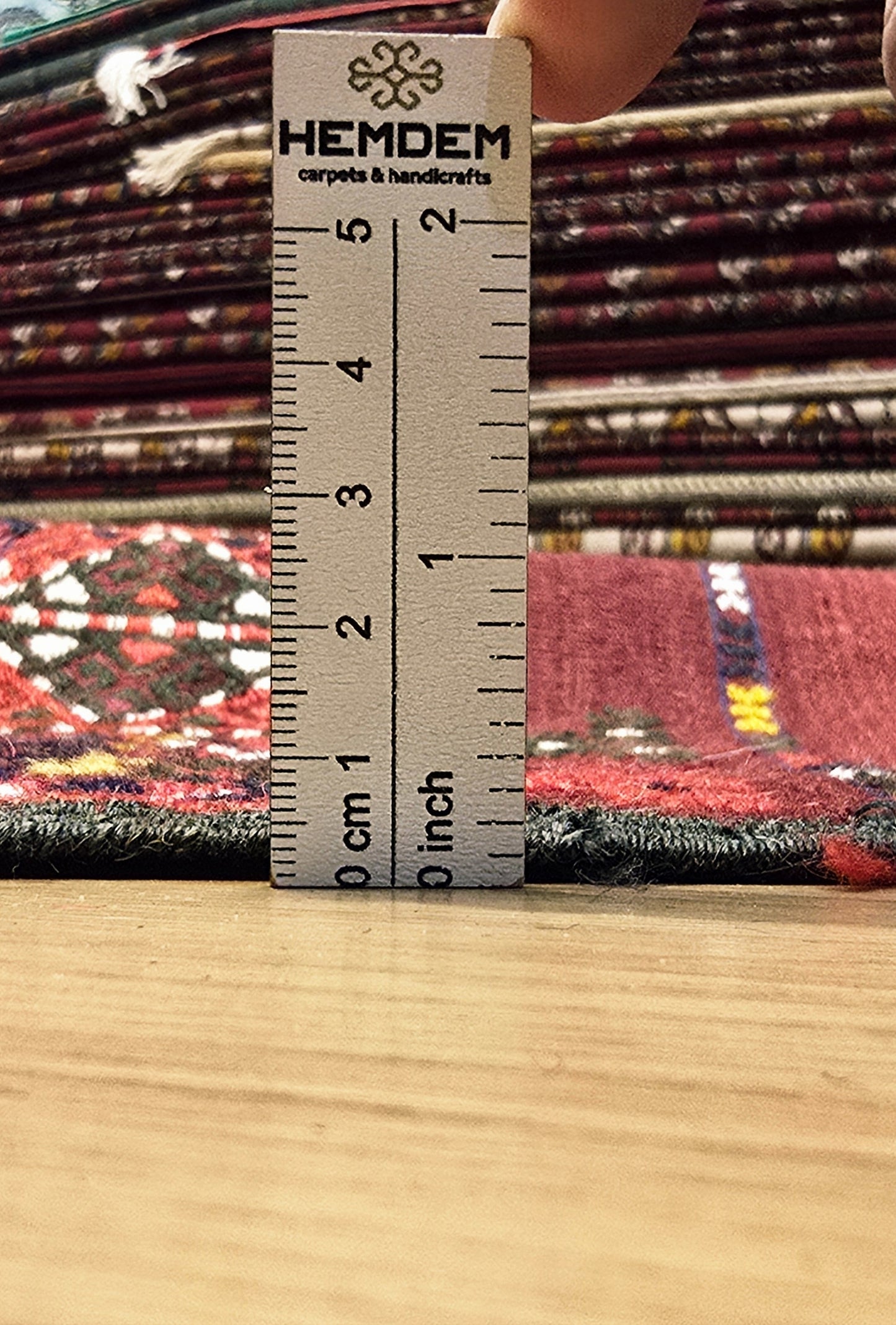 Handmade Vintage Turkoman Yomut Kilim Rug 225 x 375cm (7.4' x 13' ft) Red