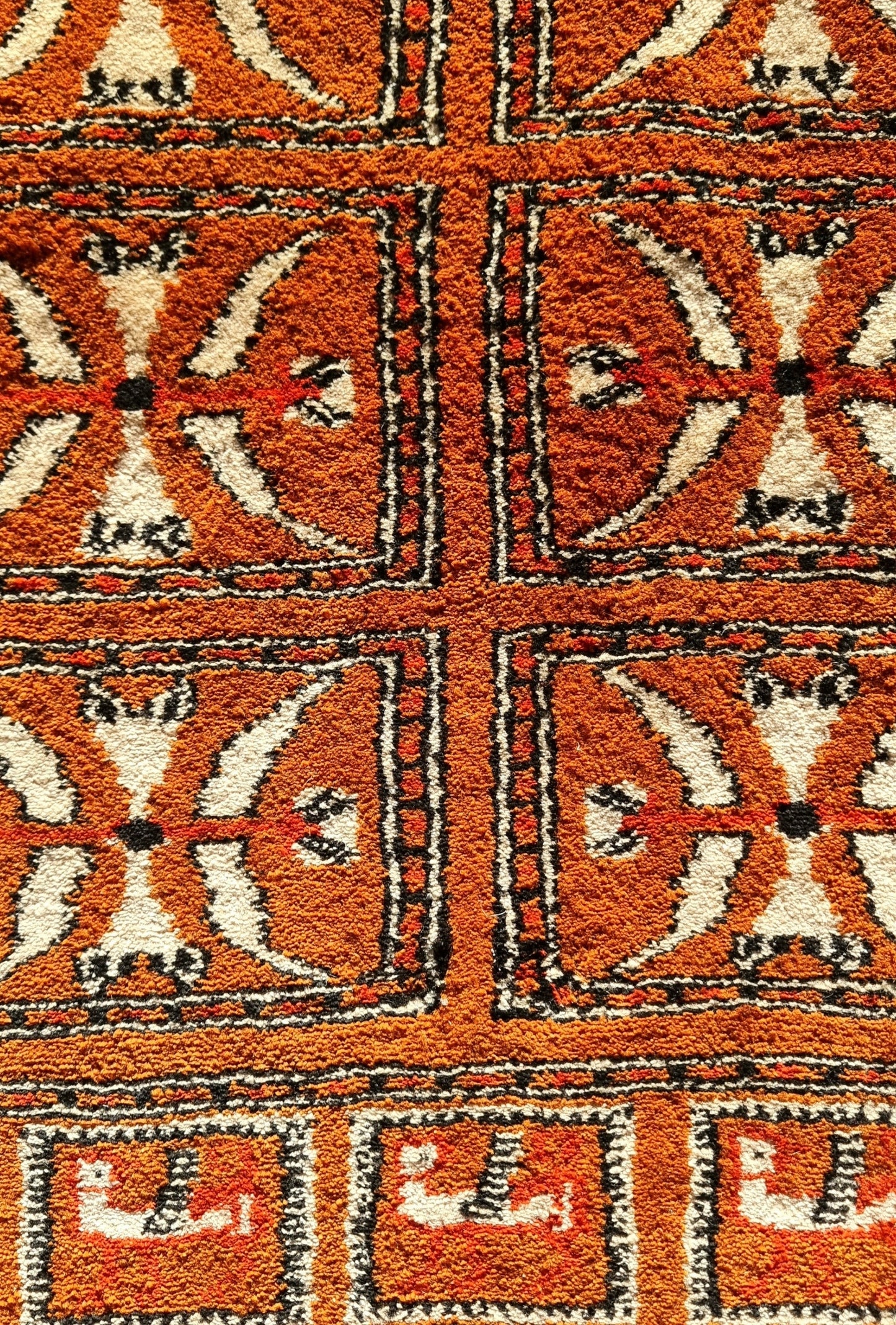 Pazyryk Rug with Organic Dyes 215 x 285cm (7' x 9.5') Peach