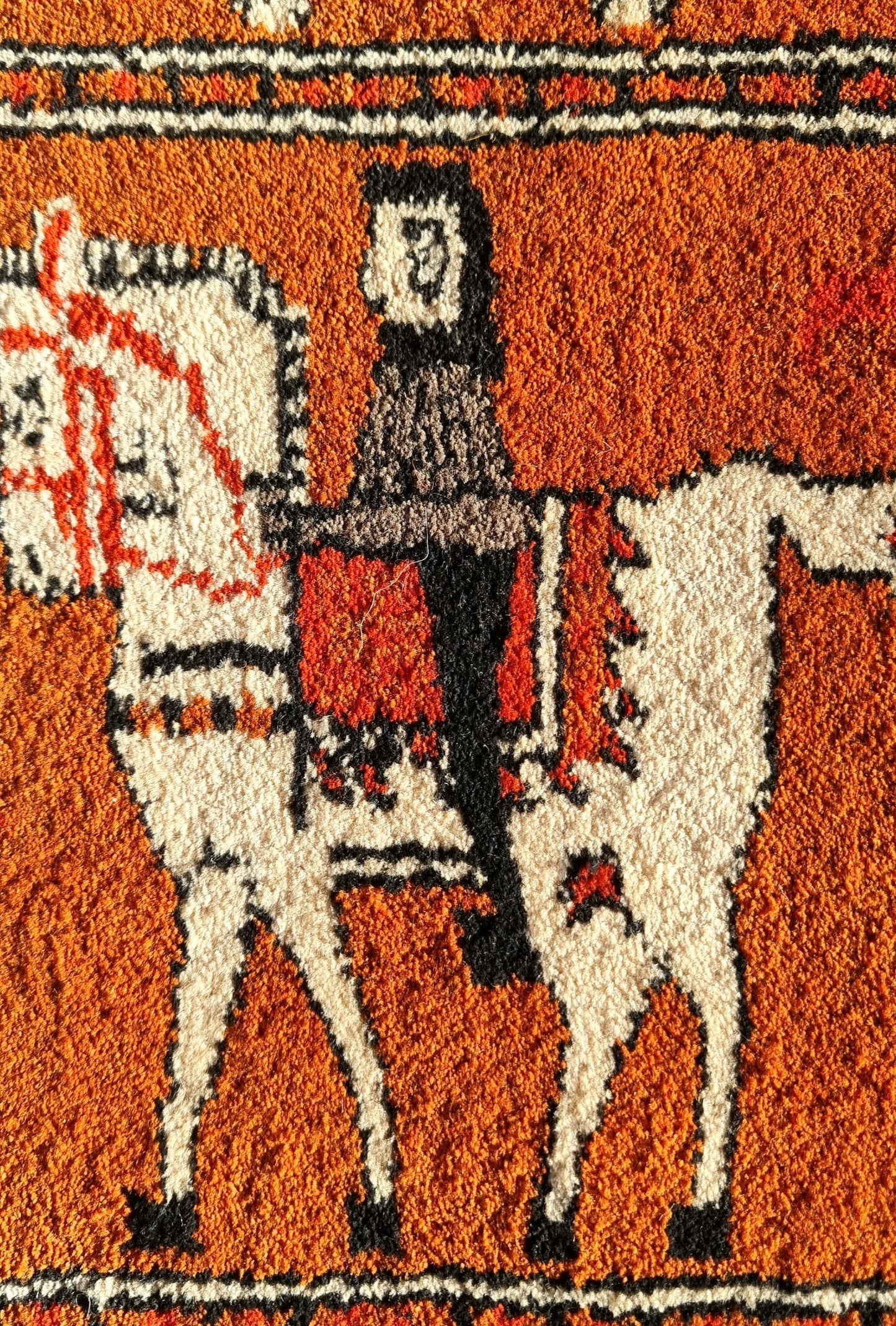 Pazyryk Rug with Organic Dyes 215 x 285cm (7' x 9.5') Peach