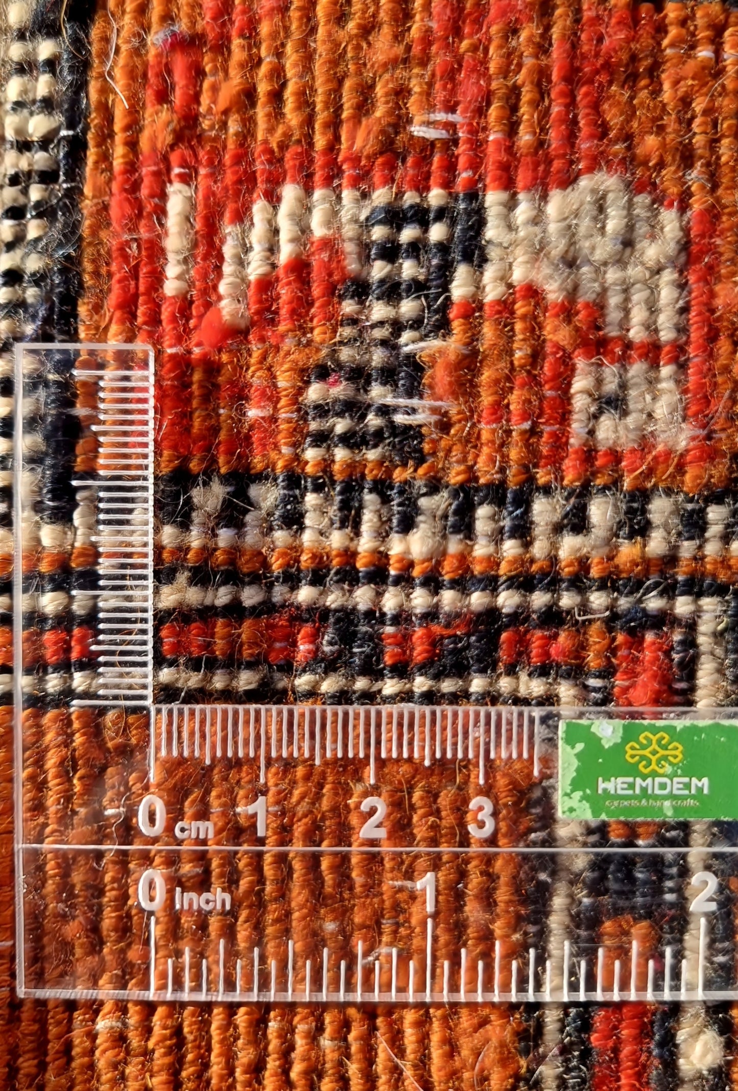 Pazyryk Rug with Organic Dyes 200 x 255cm (6.6' x 8.4') Peach