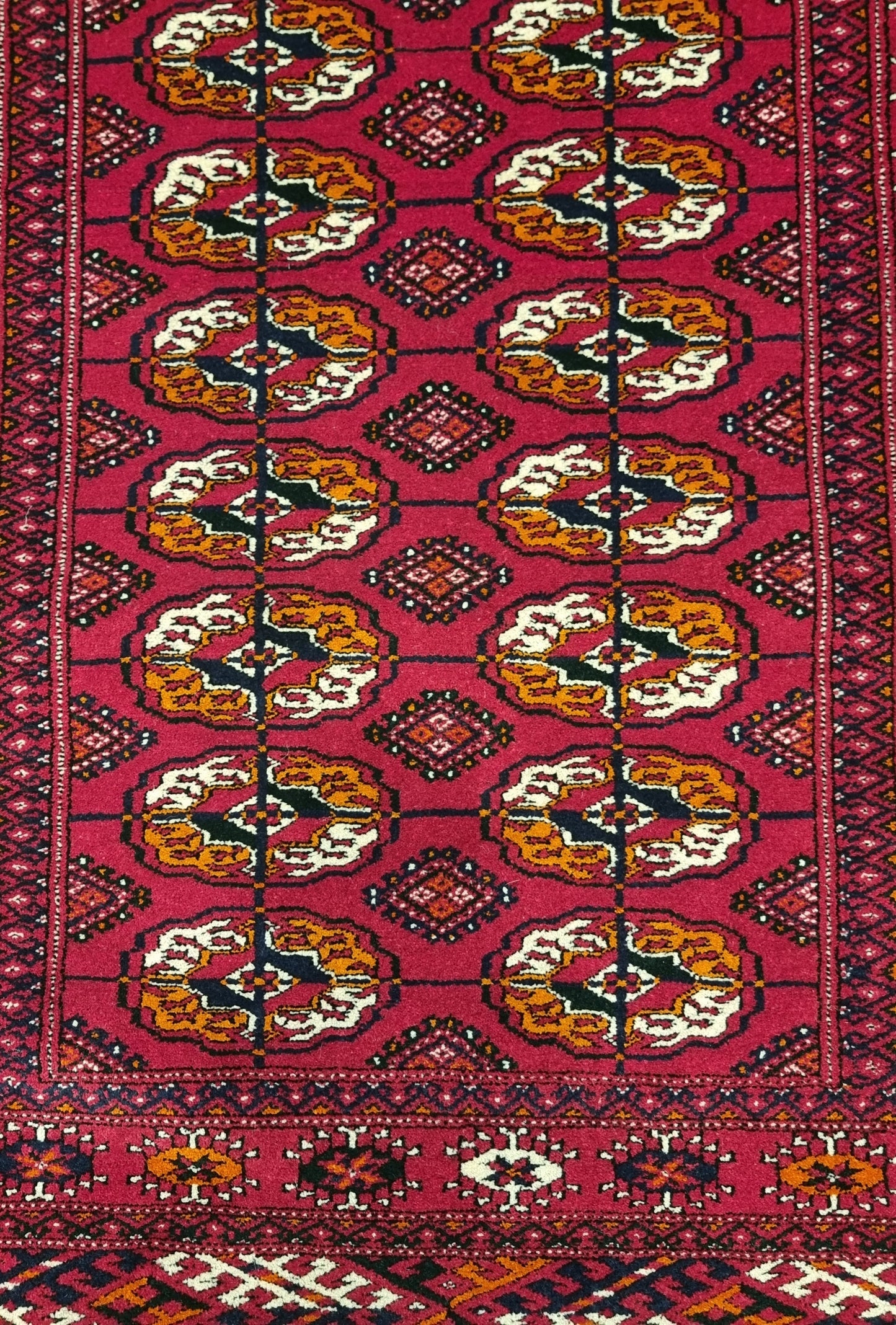 Tekke Wool Oriental Rug 80 x 125 cm (3'x4' ft) Red
