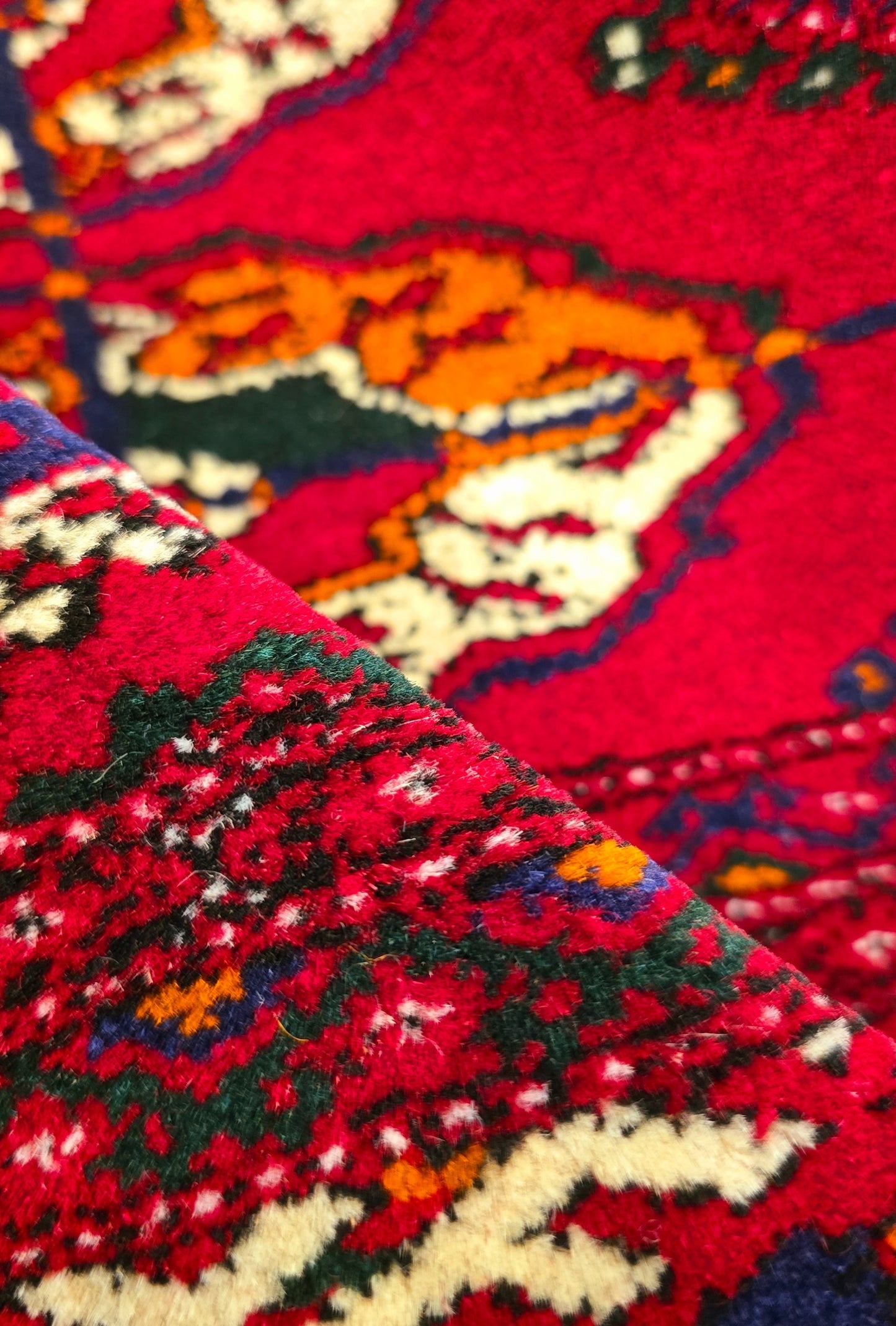 Tekke Wool Rug 100% Organic Dye 150x212 cm (5'x7' ft) Red