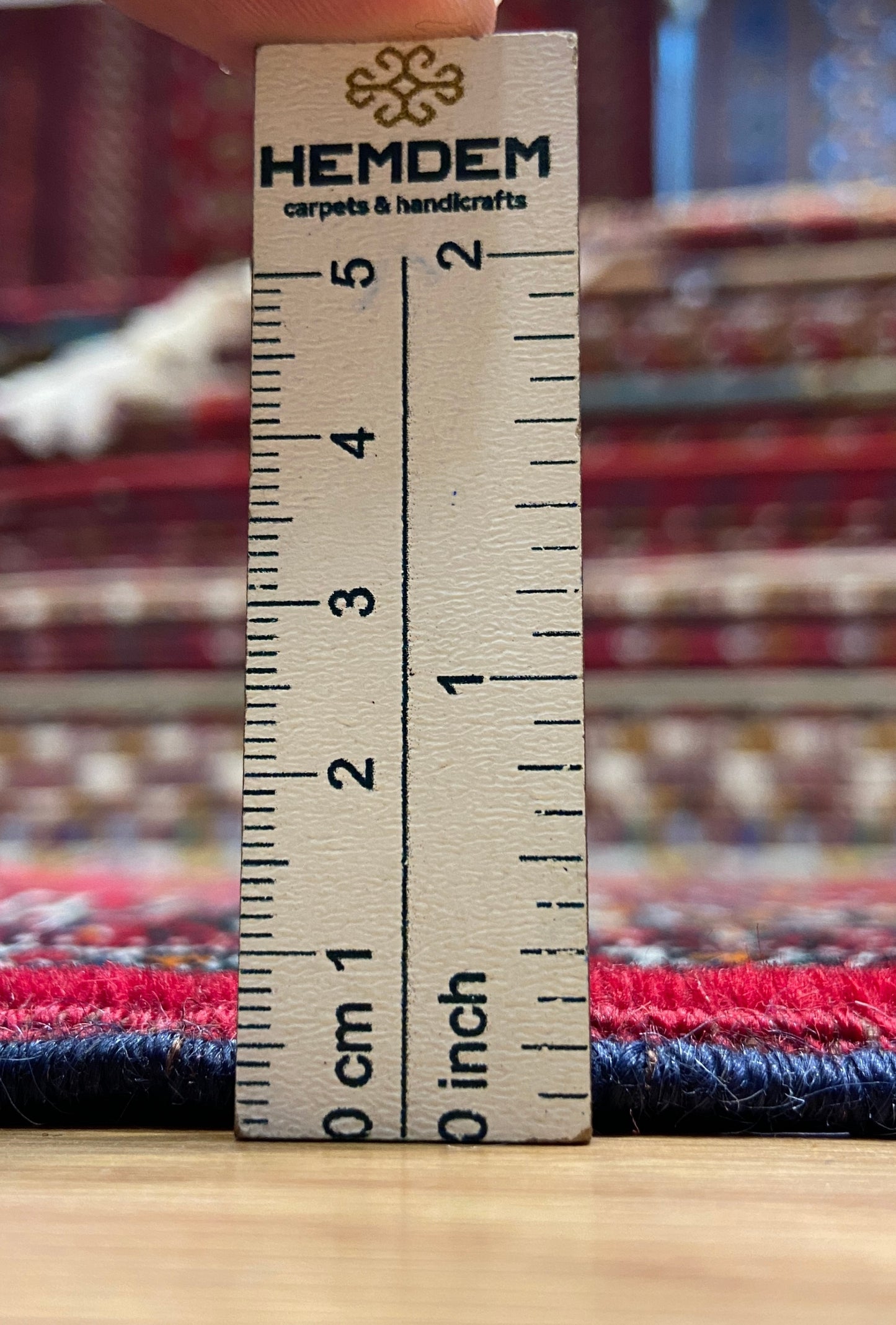 Turkmen Handknotted Rug Yomut Kepse Wool Rug 84 x 125 cm (3'x4' ft) Red