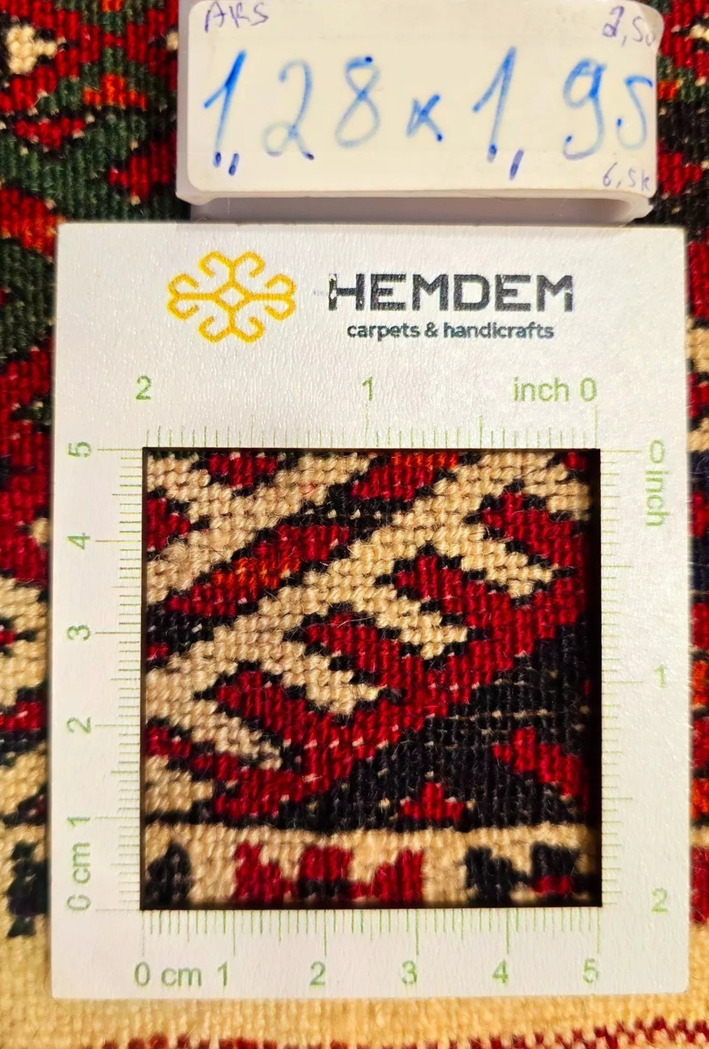 Turkmen Rug Antique Handknotted Wool Rug 128 x 195cm (4.2' x 6.5' ft) Red