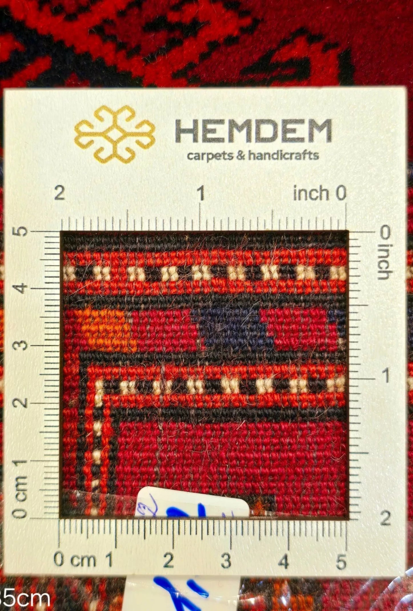 Turkmen Rug Antique Yomut Handknotted Wool Rug 113 x 185cm (3.7' x 6' ft) Red