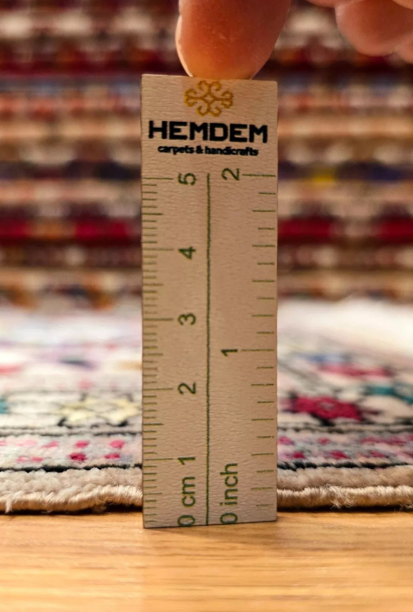 Türkmen Halısı El Dokuma İpek Halı 76 x 115cm (2.5' x 3.7' ft) Bej