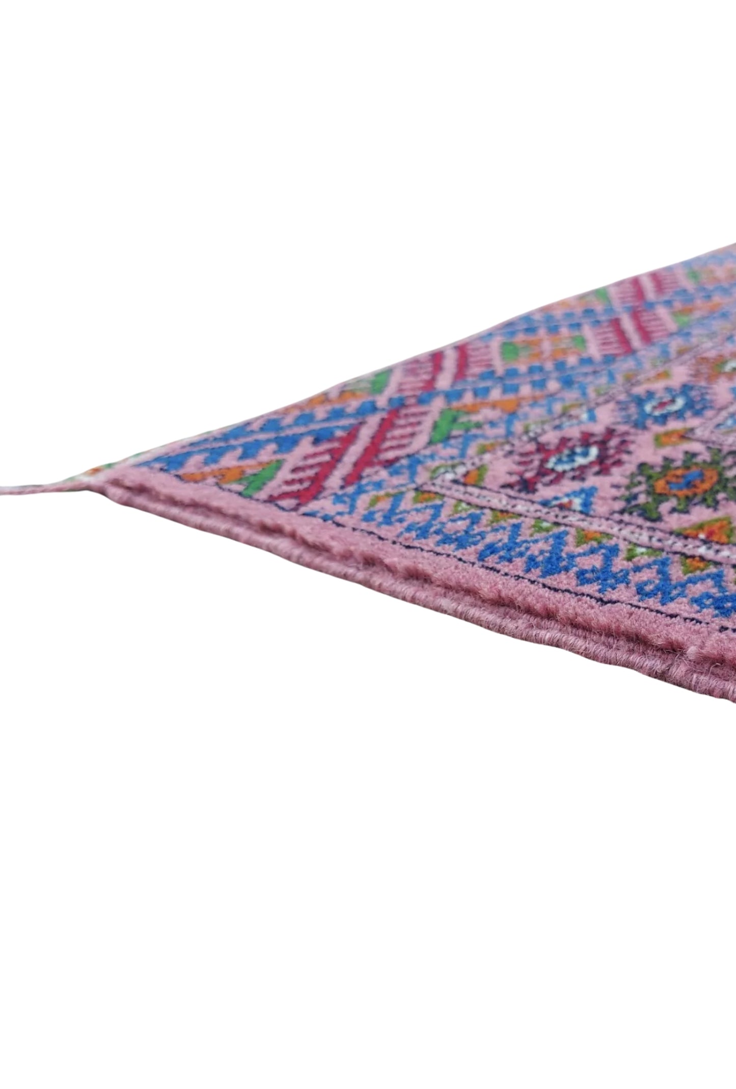 Turkmen Rug Handknotted Wool Rug 80 x 122cm (2.7' x 4' ft) Pink