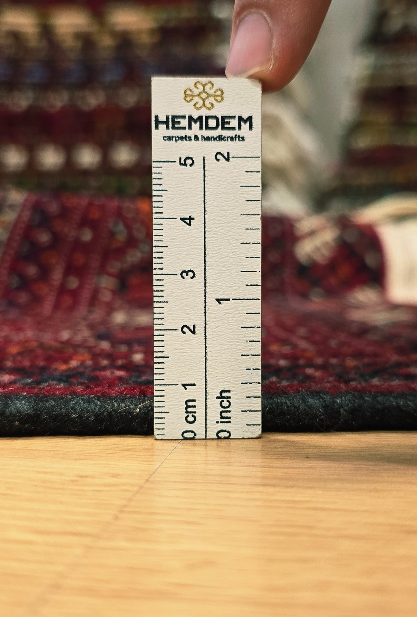 Turkmen Rug Vintage Handknotted Wool Rug 125 x 200cm (4' x 7' ft) Red