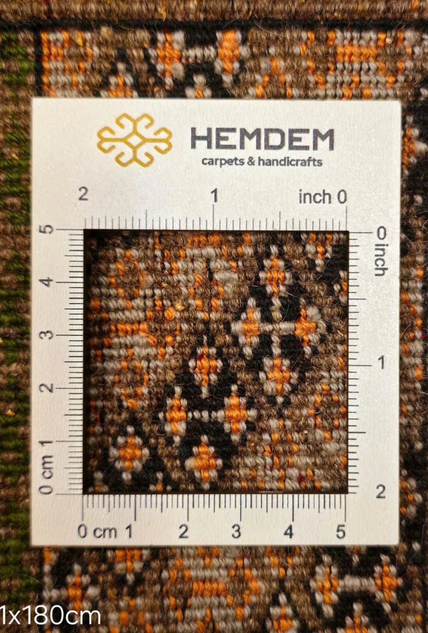 Türkmen Sarouk Halı El Dokuma Yün Halı 111x 180cm (4' x 6' ft) Gri