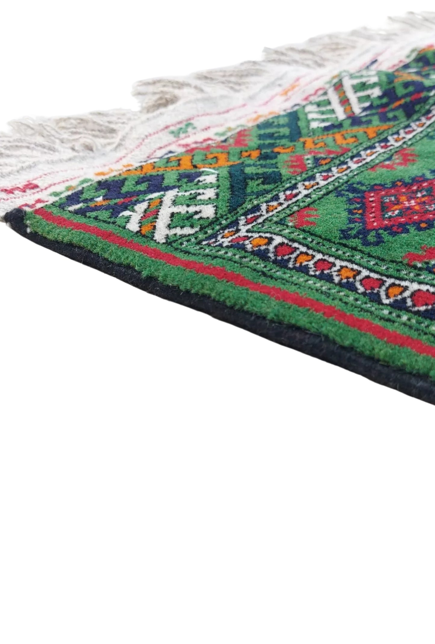 Turkmen Sarouk Rug Handknotted Wool Rug 140x 215cm (4.7' x 7' ft) Green