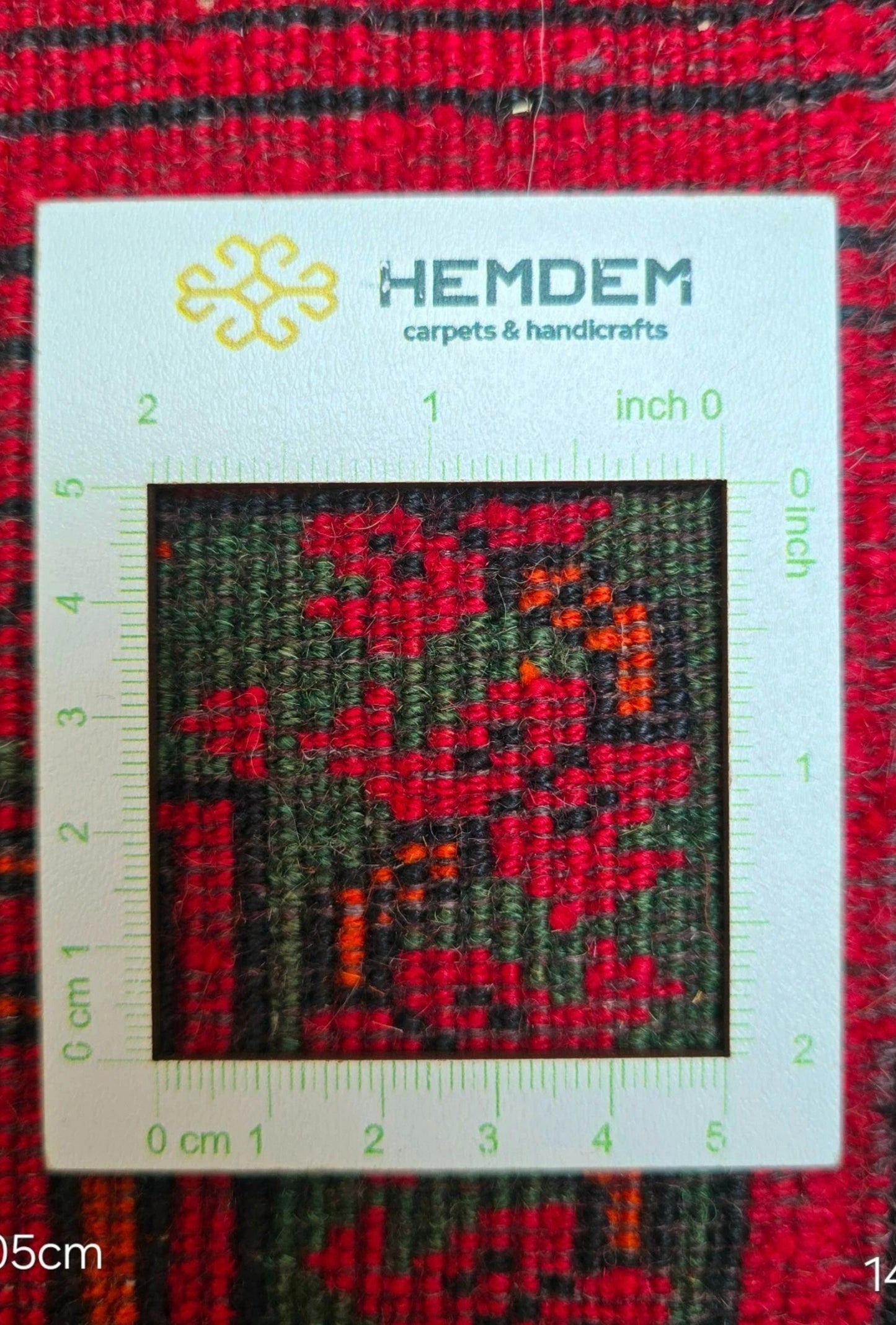 Vintage Handmade Afghan Design Turkmen Wool Rug 230 x 310cm (8' x 10' ft) Red