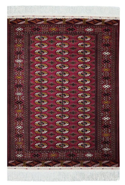 Tekke Wool Oriantal Rug 152 x 203 cm (5'x7' ft) Red