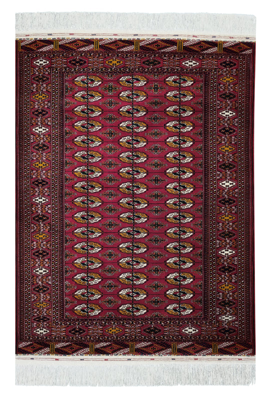 Tekke Wool Oriantal Rug 152 x 203 cm (5'x7' ft) Red