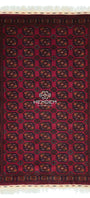 Vintage Handmade Afghan Temerchin Design Wool Rug 195 x 300cm (7' x 10' ft) Red