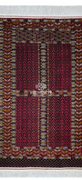 Ensi Tribal Rug Rare Design Wool Tribal Rug 125x200cm (4'x7' ft) Red