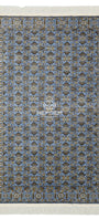 Floral Ersari Beshir Handmade Wool Rug 200x300cm (7' x 10' ft) Blue