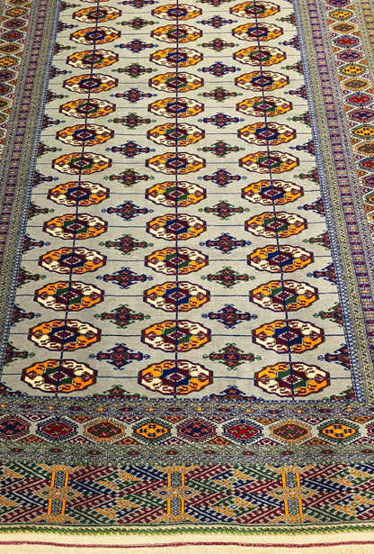 Handmade Hallway Rug Oriental Wool Corridor Carpet Runner Rug 165x400 cm (5'x13' ft) Gray