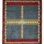 Handmade Ensi Wool Rug 175x240cm (5.7' x 7.9' ft) – Tiffany Blue, Boho Decor, Rare Rug