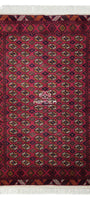 Handknotted Bokhara Rug 200 x 300cm (7'x10' ft) Red