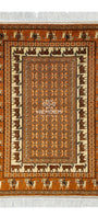 Pazyryk Rug with Organic Dyes 200 x 255cm (6.6' x 8.4') Peach