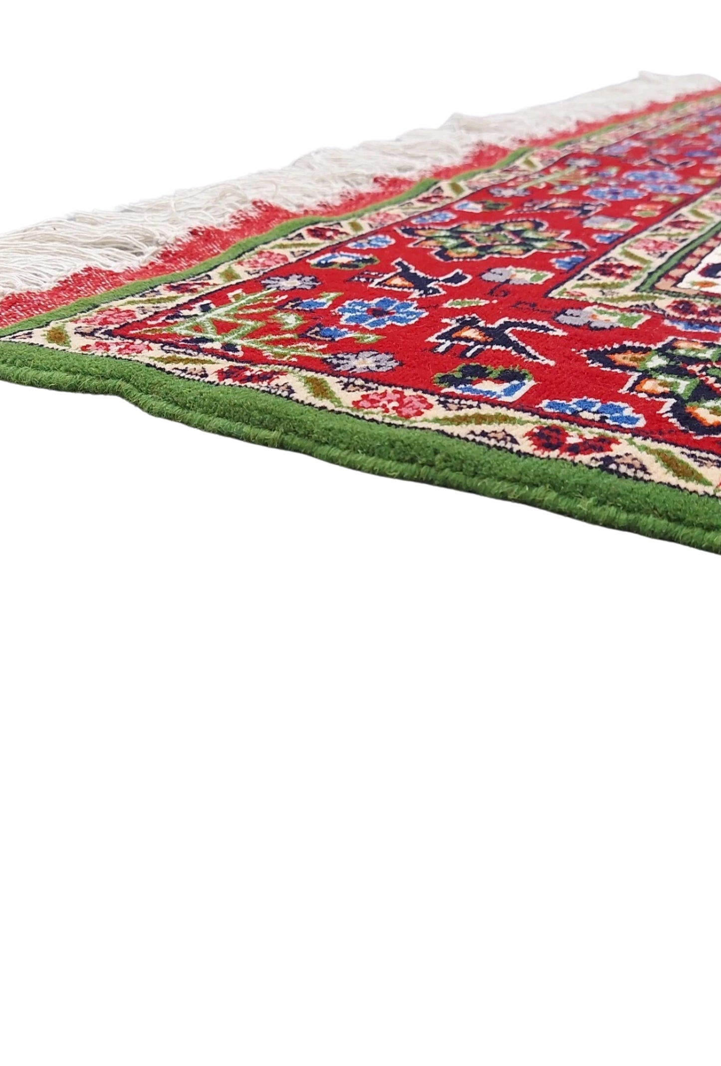 Persian Rug Heriz Handknotted Wool Rug 136 x 200cm (4.5' x 6.5' ft) Green