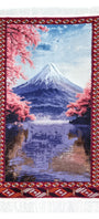 Pictorial Wool Rug – Fuji Mountain – 70 x 114 cm (2.3' x 3.7' ft)