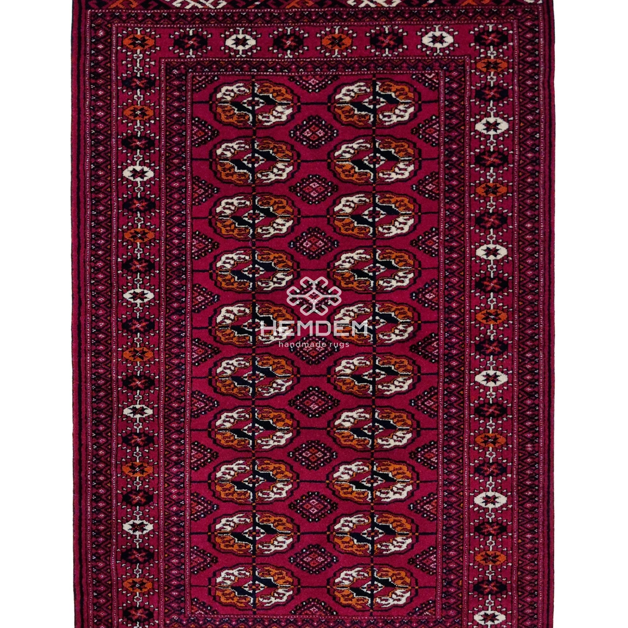 Tekke Wool Oriental Rug 80 x 125 cm (3'x4' ft) Red
