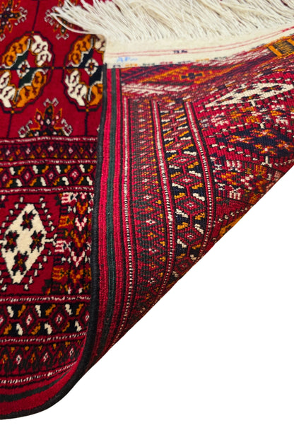 Tekke Wool Oriantal Rug 152 x 203 cm (5'x7' ft) Red