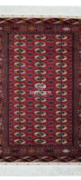 Tekke Wool Oriental Rug 152 x 203 cm (5'x7' ft) Red