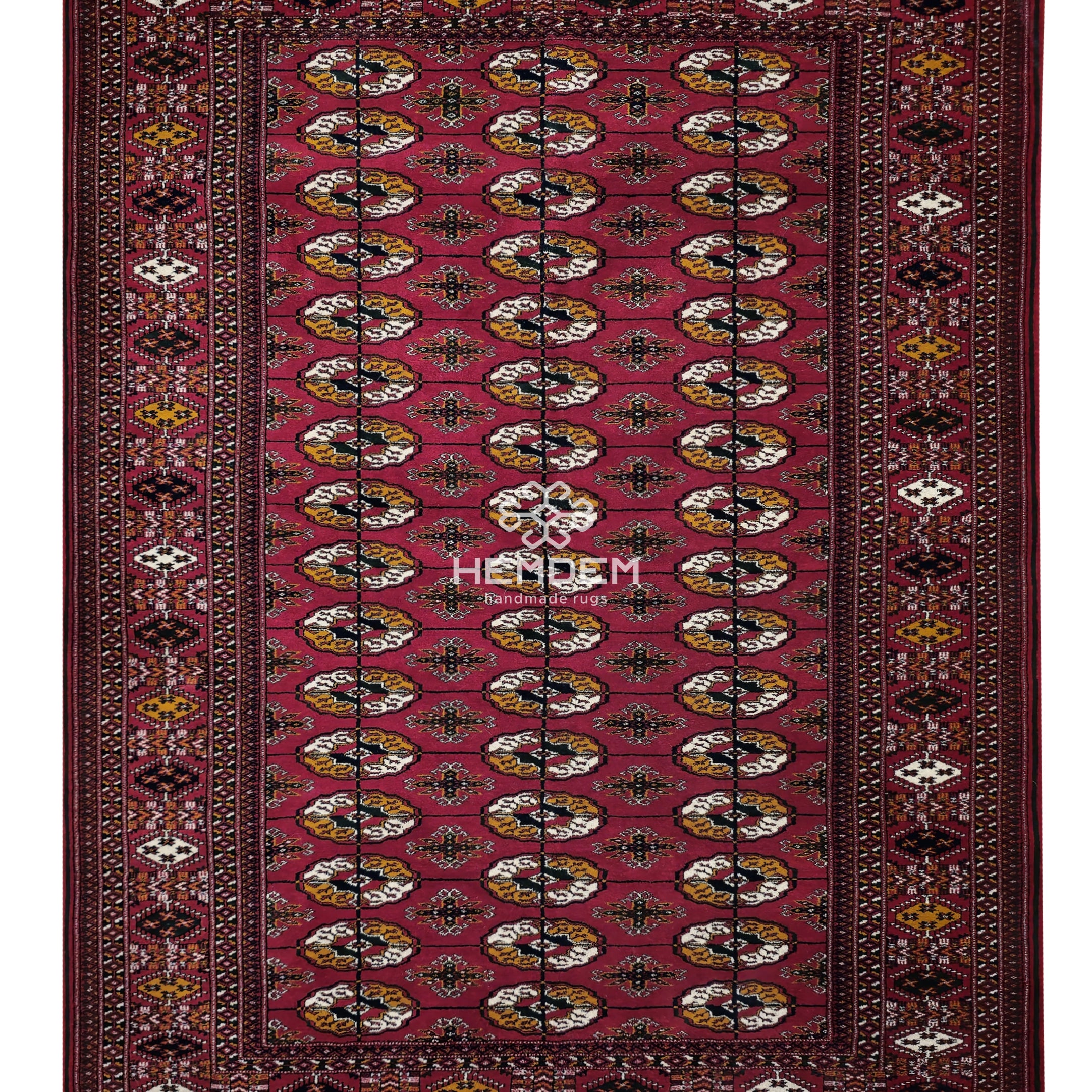 Tekke Wool Oriental Rug 152 x 203 cm (5'x7' ft) Red