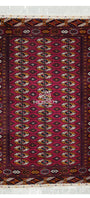 Tekke Wool Rug 100% Organic Dye 150x212 cm (5'x7' ft) Red