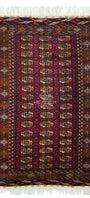 Turkmen Rug Antique Handknotted Wool Rug 125 x 190cm (4' x 7' ft) Red