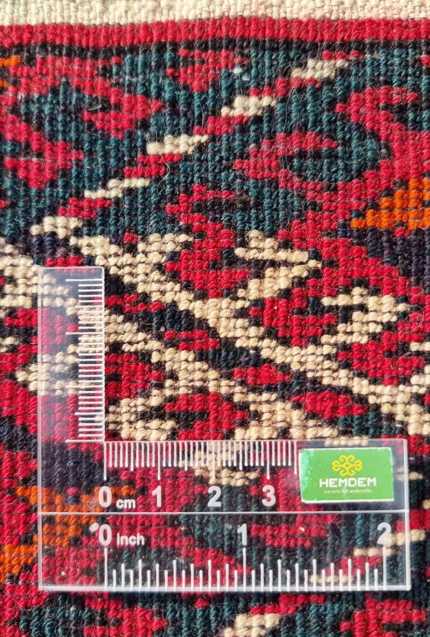 Turkmen Bukhara Handmade Rug- Vintage Tekke Wool Carpet 200x340cm (7' x 11' ft) Red