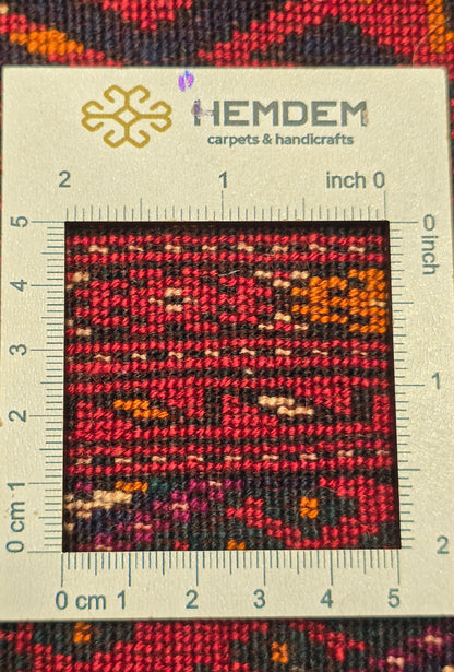 Turkmen Rug Antique Handknotted Salor Chakmak Masterpiece Rug 190 x 290cm (6' x 9' ft) Red