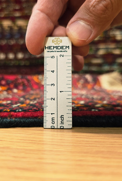 Turkmen Rug Antique Handknotted Wool Rug 125 x 190cm (4' x 7' ft) Red