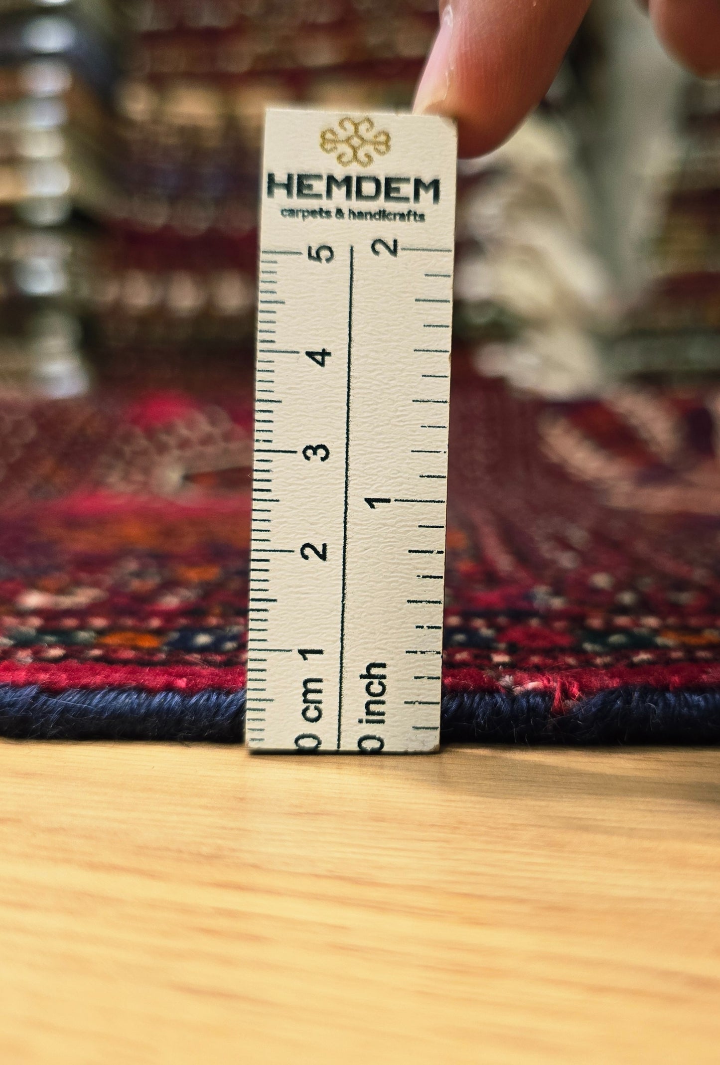 Turkmen Rug Antique Handknotted Wool Rug 155 x 250cm (5' x 8' ft) Red