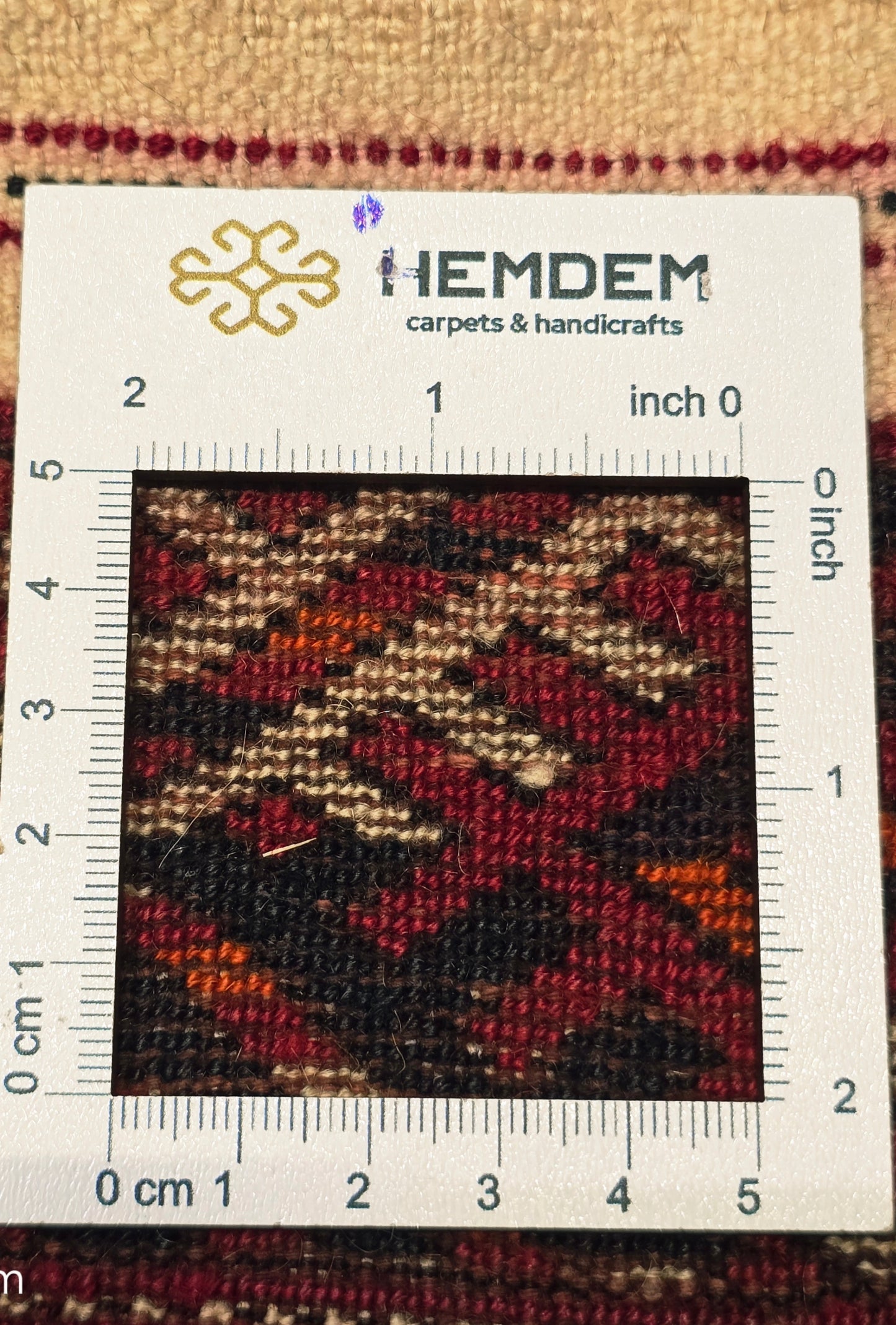 Turkmen Rug Vintage Handknotted Wool Rug 125 x 200cm (4' x 7' ft) Red