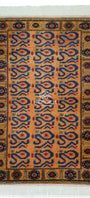 Türkmen Halısı El Dokuma Yün Halı 125 x 200cm (4' x 7' ft) Şeftali