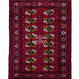Handknotted Turkmen Rug Tekke Wool Rug 80 x 120 cm (3'x4' ft) Red