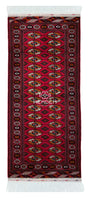 Handknotted Turkmen Rug Tekke Wool Rug 82 x 182 cm (3'x6' ft) Red