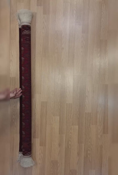 Tekke Wool Oriental Rug 80 x 125 cm (3'x4' ft) Red