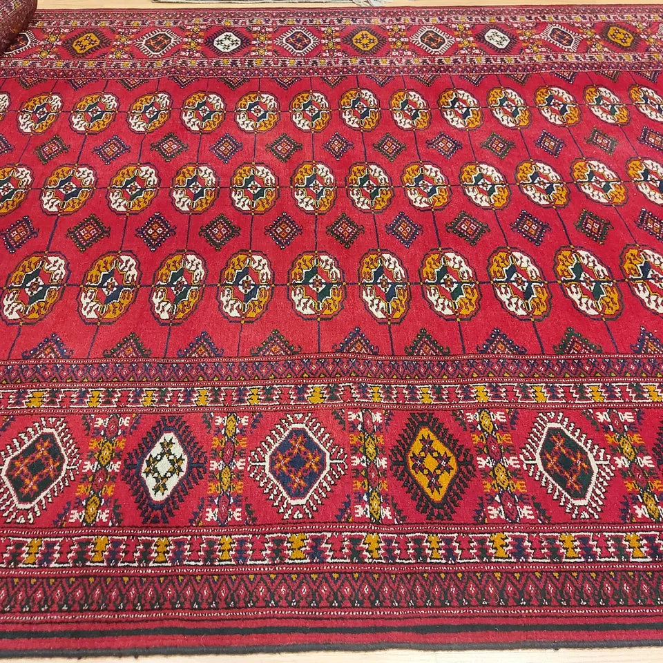 5 x 20 ft Hallway Rug, Wool Corridor Hand Rug, Runner Rug 155 x 600cm Long Red Carpet