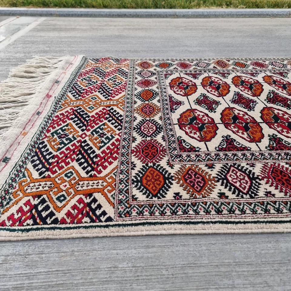 3'3 x 20 ft Handmade Oriental Wool Runner Rug, Hallway Corridor Carpet 100 x 600 cm