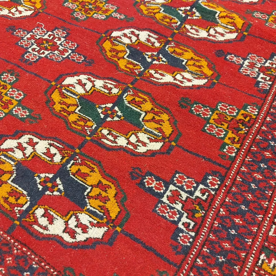 5 x 16 ft Handmade Oriental Wool Red Runner Rug, Hallway Corridor Carpet 153 x 490 cm